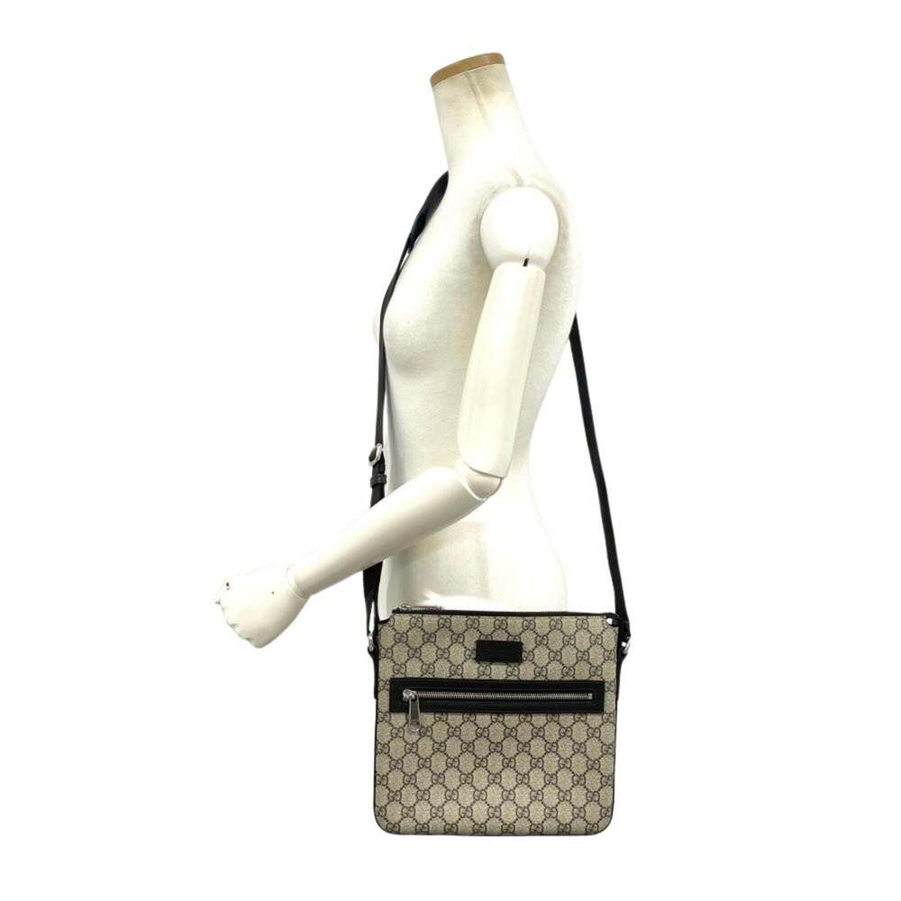 GUCCI Brown Canvas Shoulder Bag - Picture 9 of 9